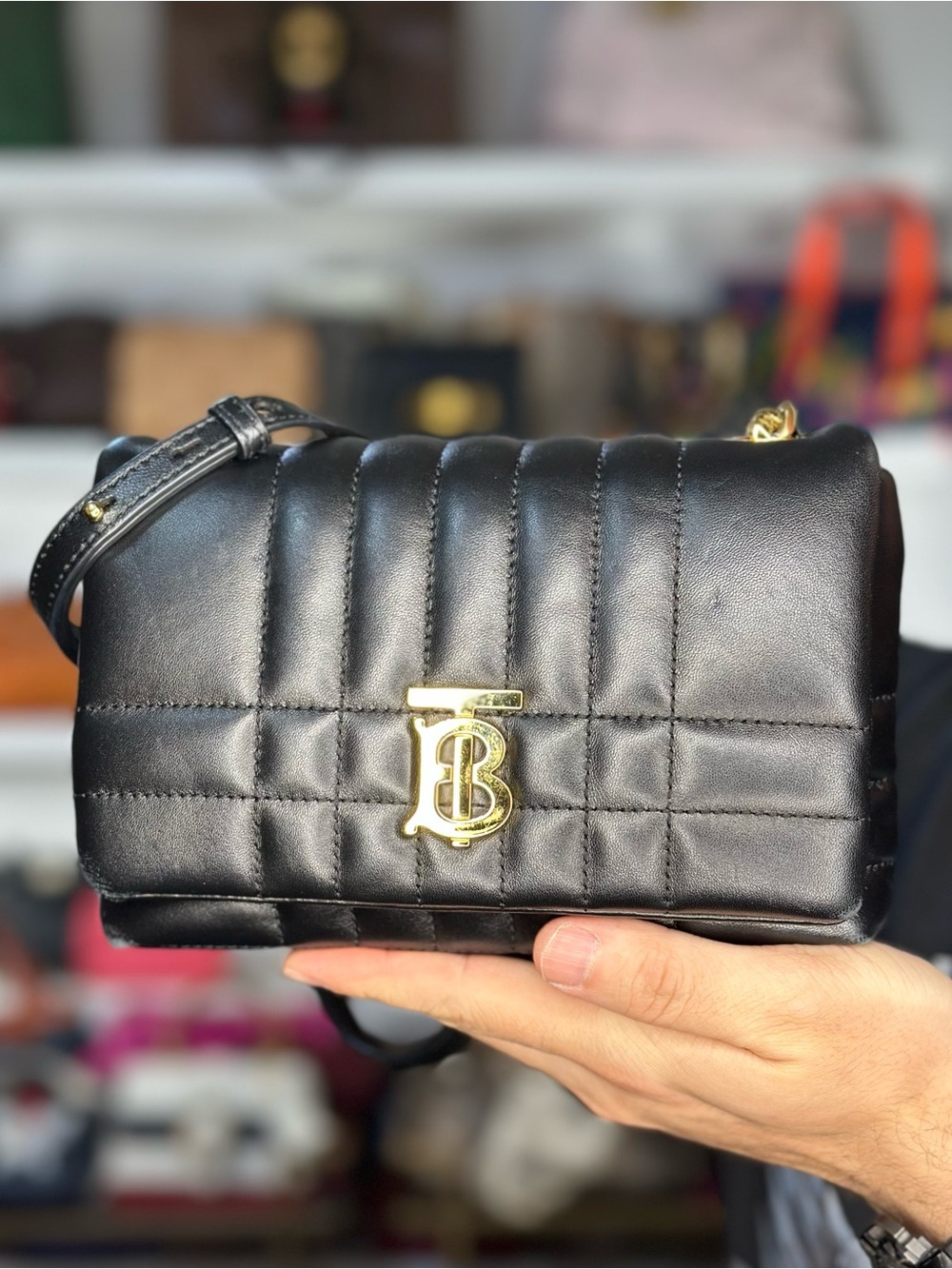 BURBERRY QUILTED CROSSBODY
